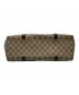 中古・古着 GUCCI (グッチ) トートバッグ　GGスプリーム ベージュ×ブラウン：30000円