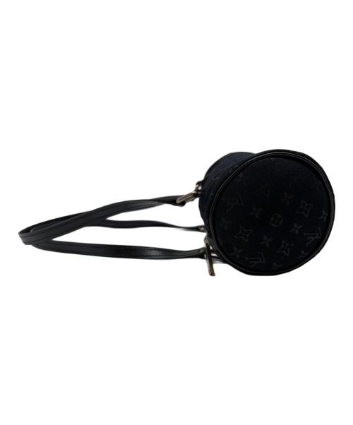 LOUIS VUITTON（ルイ ヴィトン）LOUIS VUITTON (ルイ ヴィトン) モノグラム・サテン 	リトルパピヨン ブラックの古着・服飾アイテム
