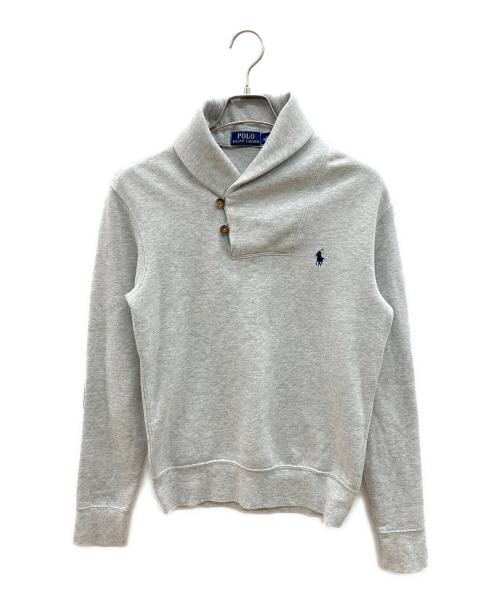 POLO RALPH LAUREN（ポロ・ラルフローレン）POLO RALPH LAUREN (ポロ・ラルフローレン) プルオーバーパーカー グレー サイズ:XSの古着・服飾アイテム