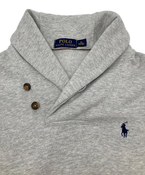 POLO RALPH LAUREN（ポロ・ラルフローレン）POLO RALPH LAUREN (ポロ・ラルフローレン) プルオーバーパーカー グレー サイズ:XSの古着・服飾アイテム