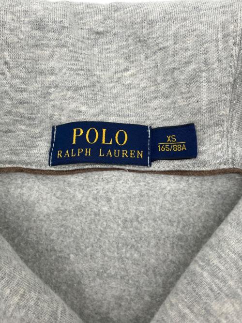 POLO RALPH LAUREN（ポロ・ラルフローレン）POLO RALPH LAUREN (ポロ・ラルフローレン) プルオーバーパーカー グレー サイズ:XSの古着・服飾アイテム