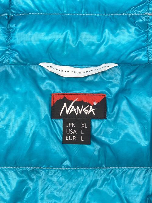 NANGA（ナンガ）NANGA (ナンガ) ダウンジャケット ライトグレー×ライトブルー サイズ:XLの古着・服飾アイテム
