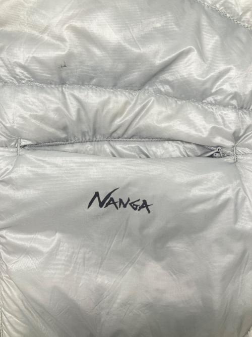 NANGA（ナンガ）NANGA (ナンガ) ダウンジャケット ライトグレー×ライトブルー サイズ:XLの古着・服飾アイテム