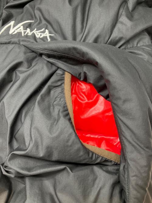 NANGA（ナンガ）NANGA (ナンガ) MOUNTAIN BELAY COAT 23AW ブラック×レッド サイズ:Lの古着・服飾アイテム