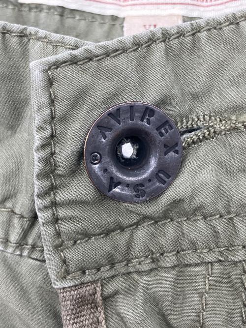 AVIREX（アヴィレックス）AVIREX (アヴィレックス) パラシュートパンツ　ヴィンテージアメカジ カーキ サイズ:XLの古着・服飾アイテム