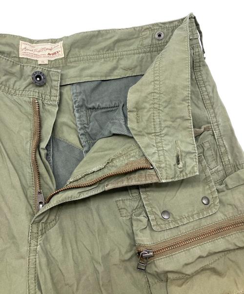 AVIREX（アヴィレックス）AVIREX (アヴィレックス) パラシュートパンツ　ヴィンテージアメカジ カーキ サイズ:XLの古着・服飾アイテム
