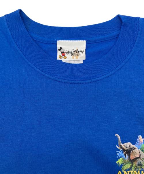 Walt Disney World（ウォルトディズニーワールド）Walt Disney World (ウォルトディズニーワールド) 90sプリントTシャツ ブルー サイズ:Lの古着・服飾アイテム