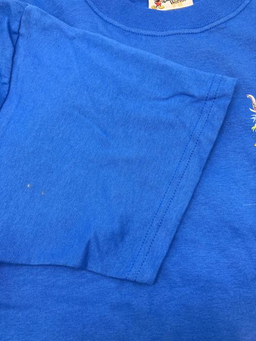 Walt Disney World（ウォルトディズニーワールド）Walt Disney World (ウォルトディズニーワールド) 90sプリントTシャツ ブルー サイズ:Lの古着・服飾アイテム