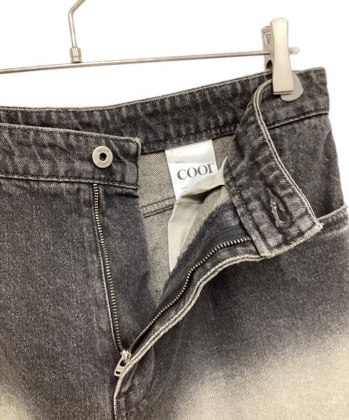 coor（クアー）coor (クアー) COOR ワイドジーンズ グレー サイズ:Mediumの古着・服飾アイテム
