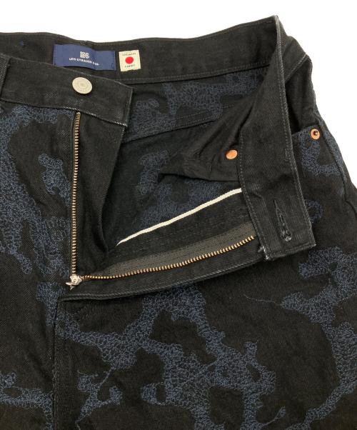 LEVI'S（リーバイス）LEVI'S (リーバイス) デニムパンツ　MARKER LOOSE ジーンズ　ブルータブ　BIG E ブラック×ブルー サイズ:W30×L32の古着・服飾アイテム
