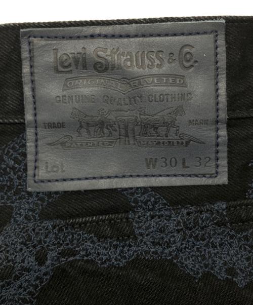 LEVI'S（リーバイス）LEVI'S (リーバイス) デニムパンツ　MARKER LOOSE ジーンズ　ブルータブ　BIG E ブラック×ブルー サイズ:W30×L32の古着・服飾アイテム