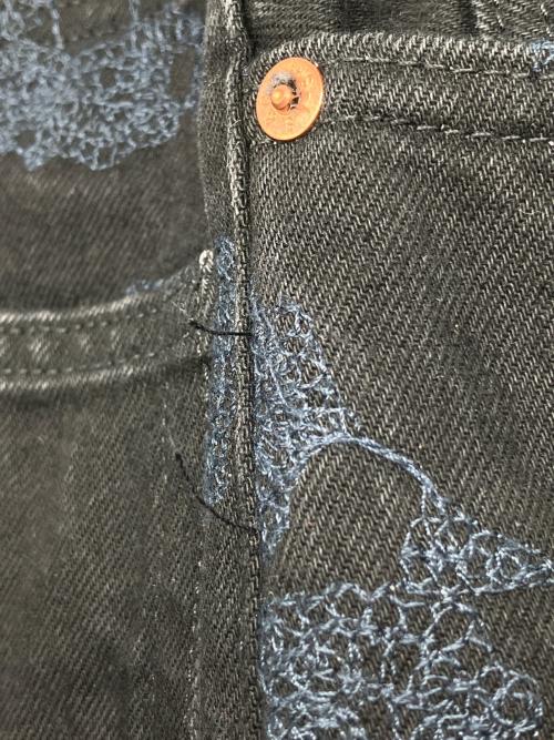 LEVI'S（リーバイス）LEVI'S (リーバイス) デニムパンツ　MARKER LOOSE ジーンズ　ブルータブ　BIG E ブラック×ブルー サイズ:W30×L32の古着・服飾アイテム