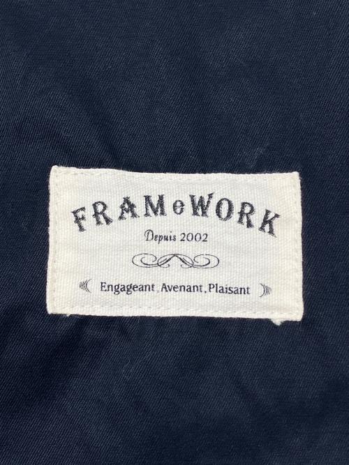 FRAMeWORK（フレームワーク）FRAMeWORK (フレームワーク) ジップジャケット ネイビー サイズ:38の古着・服飾アイテム