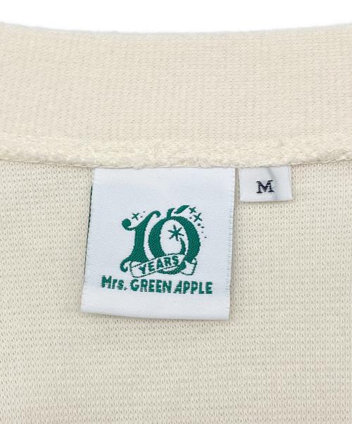 Mrs. GREEN APPLE（ミセスグリーンアップル）Mrs. GREEN APPLE (ミセスグリーンアップル) 薄手カーディガン ホワイト サイズ:Ｍの古着・服飾アイテム