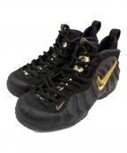 NIKEナイキ）の古着「Air Foamposite Pro」｜ブラック×ゴールド