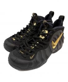 NIKE（ナイキ）の古着「	Air Foamposite Pro」｜ブラック×ゴールド