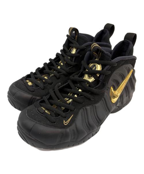 NIKE（ナイキ）NIKE (ナイキ) 	Air Foamposite Pro ブラック×ゴールド サイズ:28の古着・服飾アイテム