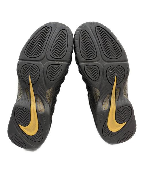 NIKE（ナイキ）NIKE (ナイキ) 	Air Foamposite Pro ブラック×ゴールド サイズ:28の古着・服飾アイテム