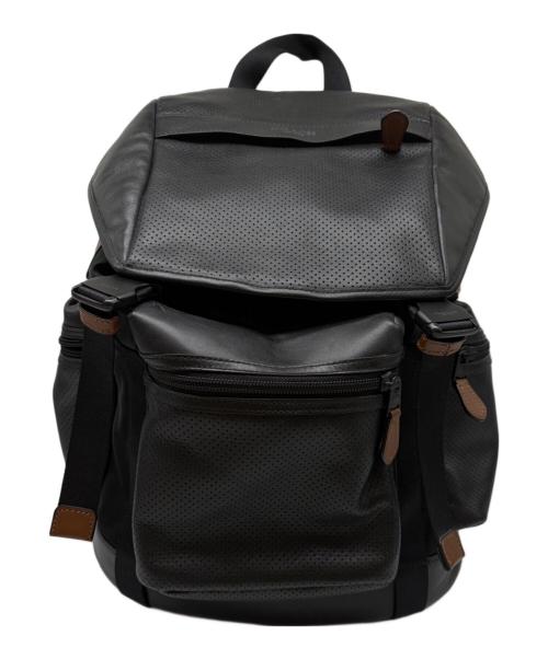 COACH（コーチ）COACH (コーチ) バックパック ブラック×ブラウンの古着・服飾アイテム