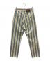 KENZO JEANS (ケンゾージーンズ) デニムパンツ　ストライプ アイボリー×ブルー サイズ:US.32：5000円