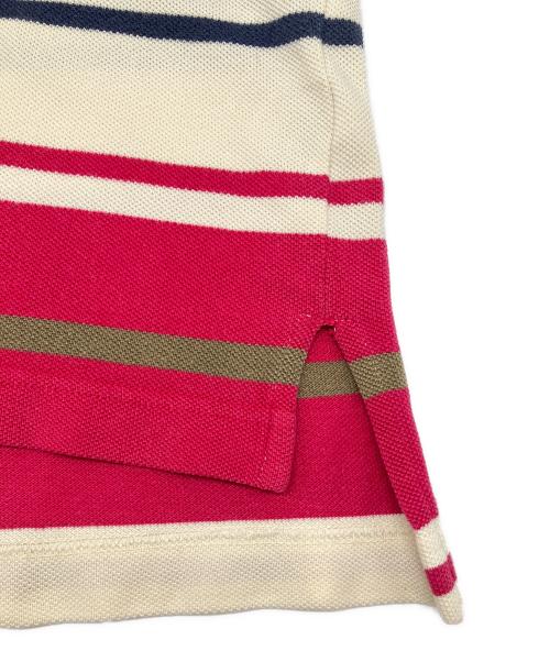 Yves Saint Laurent（イヴサンローラン）Yves Saint Laurent (イヴサンローラン) ポロシャツ アイボリー×ワインレッド サイズ:Lの古着・服飾アイテム