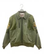 HIGH-GATEハイゲート）の古着「ショルダースカジャケット 23AW」｜グリーン