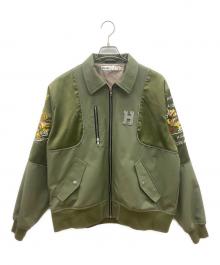 HIGH-GATE（ハイゲート）の古着「ショルダースカジャケット 23AW」｜グリーン