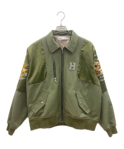 HIGH-GATE（ハイゲート）HIGH-GATE (ハイゲート) ショルダースカジャケット 23AW グリーン サイズ:1の古着・服飾アイテム