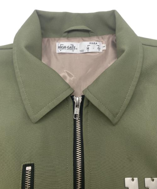 HIGH-GATE（ハイゲート）HIGH-GATE (ハイゲート) ショルダースカジャケット 23AW グリーン サイズ:1の古着・服飾アイテム