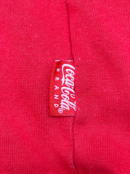 Coca Cola（コカコーラ）Coca Cola (コカコーラ) 90sロゴ刺繍スウェット レッド サイズ:XLの古着・服飾アイテム