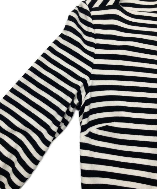 Kate Spade（ケイトスペード）Kate Spade (ケイトスペード) 長袖ワンピース ホワイト×ブラック サイズ:Sの古着・服飾アイテム