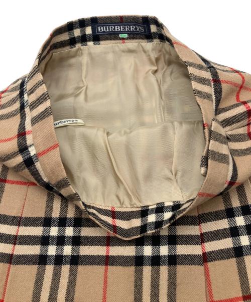 Burberry's（バーバリーズ）Burberry's (バーバリーズ) 90sノバチェックスカート 古着 Y2K ベージュ サイズ:9ARの古着・服飾アイテム