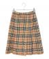 Burberry's (バーバリーズ) 90sノバチェックスカート 古着 Y2K ベージュ サイズ:9AR：6000円