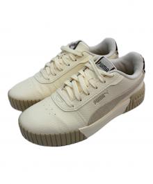 PUMA（プーマ）の古着「ローカットスニーカー」｜ベージュ