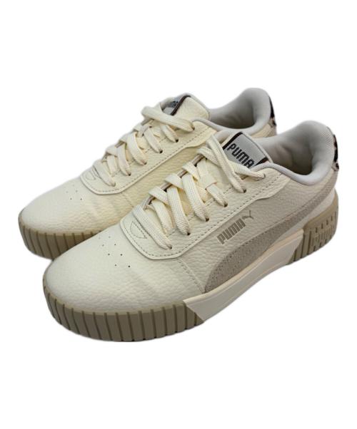 PUMA（プーマ）PUMA (プーマ) ローカットスニーカー ベージュ サイズ:SIZE 24cmの古着・服飾アイテム