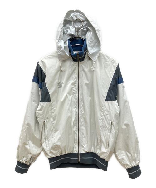adidas（アディダス）adidas (アディダス) 80sナイロンパーカー　テサント　古着 ホワイト サイズ:98-6の古着・服飾アイテム