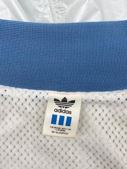 adidas（アディダス）adidas (アディダス) 80sナイロンパーカー　テサント　古着 ホワイト サイズ:98-6の古着・服飾アイテム