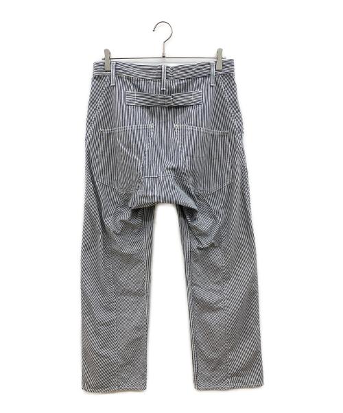 SCYEBASICS（サイベーシックス）SCYEBASICS (サイベーシックス) ストライプデニムパンツ ホワイト×インディゴ サイズ:W29の古着・服飾アイテム