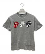 COMME des GARCONS HOMME PLUSコムデギャルソンオムプリュス）の古着「半袖カットソー　The Rolling Stones　AD2005」｜グレー