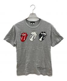 COMME des GARCONS HOMME PLUS（コムデギャルソンオムプリュス）の古着「半袖カットソー　The Rolling Stones　AD2005」｜グレー