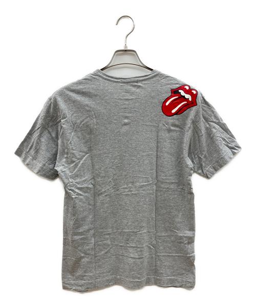 COMME des GARCONS HOMME PLUS（コムデギャルソンオムプリュス）COMME des GARCONS HOMME PLUS (コムデギャルソンオムプリュス) 半袖カットソー　The Rolling Stones　AD2005 グレー サイズ:Ｓの古着・服飾アイテム