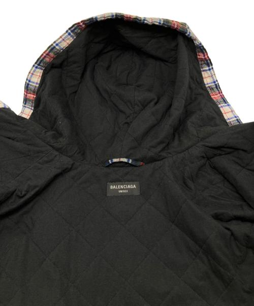 BALENCIAGA（バレンシアガ）BALENCIAGA (バレンシアガ) ヴィンテージ加工 ブリーチド チェックフランネル ブルゾン レッド×グリーン×ホワイト×ブラック サイズ:Lの古着・服飾アイテム