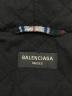 中古・古着 BALENCIAGA (バレンシアガ) ヴィンテージ加工 ブリーチド チェックフランネル ブルゾン レッド×グリーン×ホワイト×ブラック サイズ:L：80000円