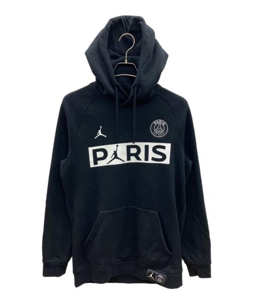 NIKE（ナイキ）NIKE (ナイキ) プルオーバーパーカー　Jordan x Paris Saint-Germain ブラック×ホワイト サイズ:Sの古着・服飾アイテム