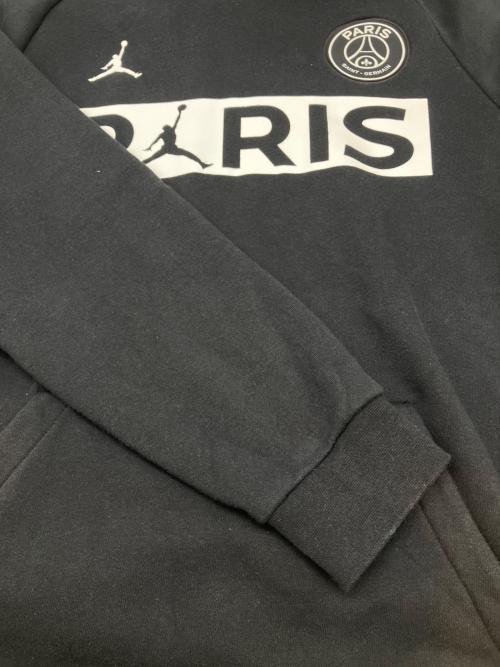 NIKE（ナイキ）NIKE (ナイキ) プルオーバーパーカー　Jordan x Paris Saint-Germain ブラック×ホワイト サイズ:Sの古着・服飾アイテム