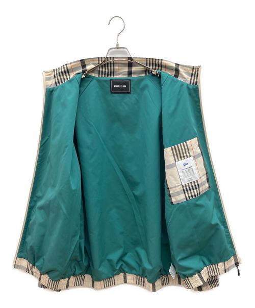 WIND AND SEA（ウィンダンシー）WIND AND SEA (ウィンダンシー) ジップジャケット ベージュ×グレー サイズ:XLの古着・服飾アイテム