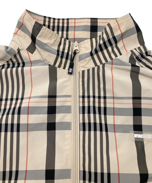 WIND AND SEA（ウィンダンシー）WIND AND SEA (ウィンダンシー) ジップジャケット ベージュ×グレー サイズ:XLの古着・服飾アイテム