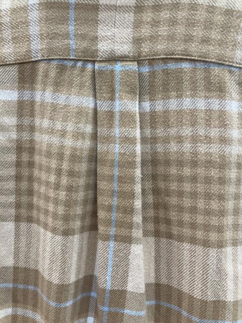 POLO RALPH LAUREN（ポロ・ラルフローレン）POLO RALPH LAUREN (ポロ・ラルフローレン) 長袖シャツ ライトブラウン×ベージュ サイズ:Lの古着・服飾アイテム
