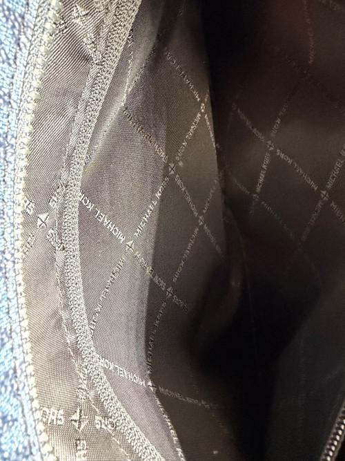 MICHAEL KORS（マイケル・コース）MICHAEL KORS (マイケル・コース) トートバッグ ネイビーの古着・服飾アイテム