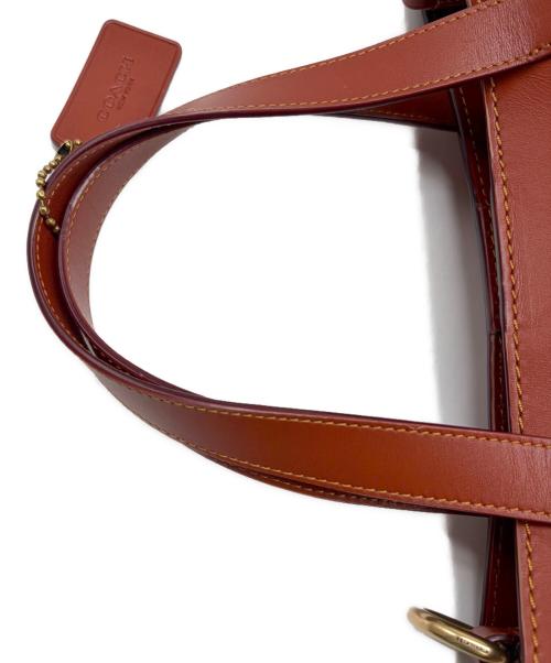 COACH（コーチ）COACH (コーチ) 	トート40 ベージュ×ブラウンの古着・服飾アイテム